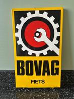 Mooi origineel emaille BOVAG FIETS bord. Langcat., Verzamelen, Ophalen of Verzenden, Gebruikt, Reclamebord