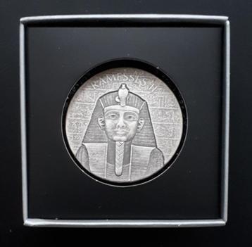 Tsjaad 2 ounce zilver Ramesses II (2017) beschikbaar voor biedingen