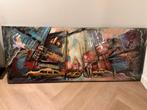 Metalen schilderij New York, Ophalen