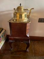 Antieke Koffieketel op Houten Onderstel, Antiek en Kunst, Ophalen of Verzenden