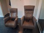 2 x Relaxstoel Prominent Leder, Ophalen, Gebruikt, Minder dan 75 cm, Metaal