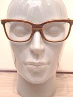 Dolpi vintage houten bril montuur, Sieraden, Tassen en Uiterlijk, Zonnebrillen en Brillen | Dames, Overige merken, Bruin, Ophalen of Verzenden