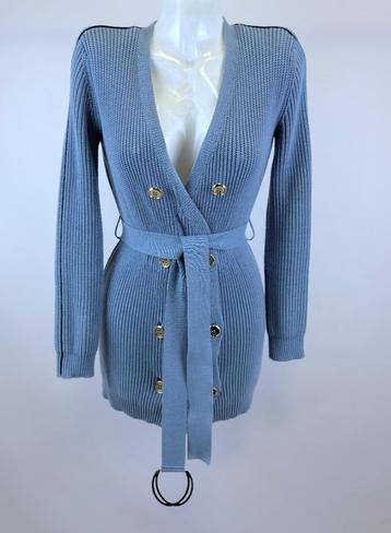 ELISABETTA FRANCHI Blauw vest jurk  Maat IT 40 - EU 36 beschikbaar voor biedingen