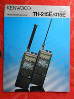 Kenwood  TH-215E/TH415E folder, Telecommunicatie, Ophalen of Verzenden, Zo goed als nieuw, Zender en Ontvanger