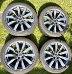 Audi 10 V-Spoke 18" 8W0601025FJ met winterbanden, Auto-onderdelen, Banden en Velgen, Ophalen, 18 inch, Gebruikt, Velg(en)