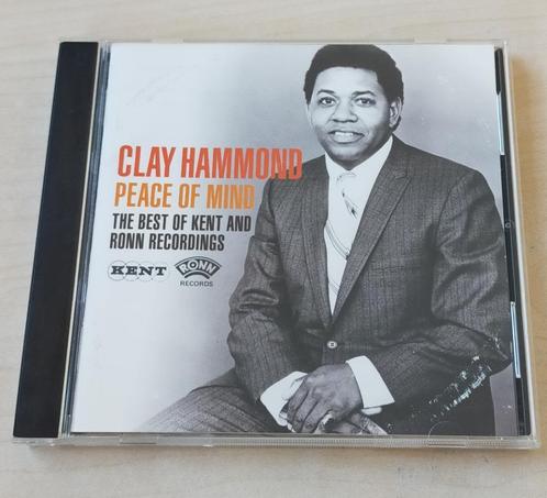 Clay Hammond - Peace of Mind The Best Of Kent and Ronn Recor, Cd's en Dvd's, Cd's | R&B en Soul, Zo goed als nieuw, 1960 tot 1980
