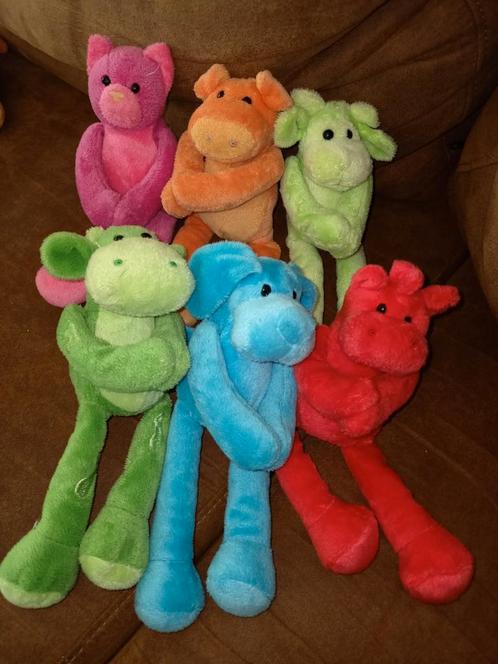 Hema beestenbende, magneet dieren, 6 stuks., Kinderen en Baby's, Speelgoed | Knuffels en Pluche, Zo goed als nieuw, Koe, Ophalen of Verzenden
