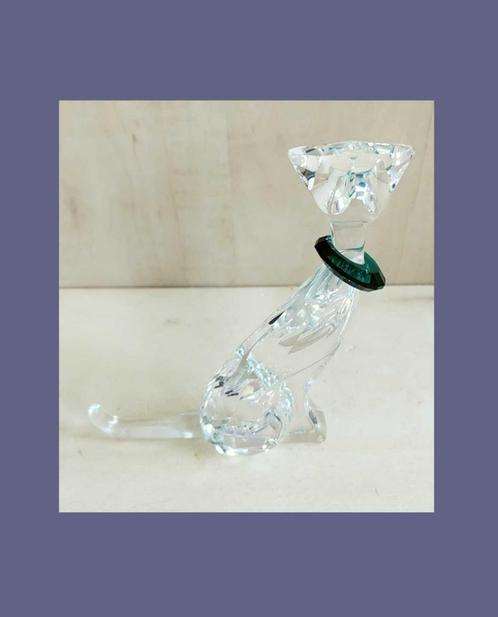 Swarovski De Kat met doos, omdoos en certificaat, Verzamelen, Swarovski, Zo goed als nieuw, Figuurtje, Ophalen of Verzenden
