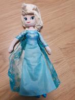 Zachte Frozen Elsa pop 40 cm, Ophalen of Verzenden, Zo goed als nieuw, Pop