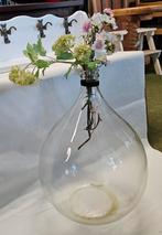 Grote glazen wijngistingsfles 34 liter, Overige kleuren, 50 tot 75 cm, Ophalen of Verzenden, Glas