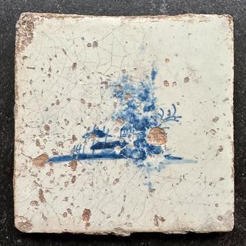Delfts blauwe tegel, 17e eeuw, boerderij beschikbaar voor biedingen