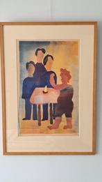 Zeefdruk: H.N. Werkman, De Toornige Kolenbrander 1941, Antiek en Kunst, Ophalen