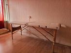 Massagebank - Beige - Verstelbaar, Huis en Inrichting, Ophalen, Beige, 190 cm of minder, Modern