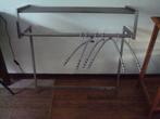 vintage post modern  compleet wandkapstok rvs, Zo goed als nieuw, Minder dan 100 cm, Metaal, Ophalen
