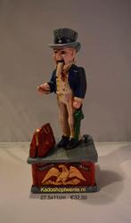 Uncle sam gietijzeren mechanische spaarpot, Verzamelen, Spaarpotten, Ophalen of Verzenden, Nieuw, Steen, Aardewerk of Keramiek