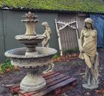 AANBIEDING barokfontein met 2 tuinbeelden, Tuin en Terras, Ophalen, Nieuw, Beton, Fontein