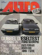Autovisie 12 1986 : Peugeot 205 Dimma - Lancia Delta HF 4WD, Gelezen, Algemeen, Ophalen of Verzenden, Autovisie