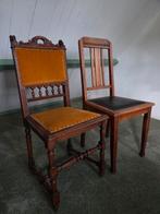 5 Antieke Eetkamerstoelen, Antiek en Kunst, Antiek | Meubels | Stoelen en Banken, Ophalen
