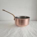 Wegro Dikwandige koperen horeca pan sauspan steelpan, Huis en Inrichting, Ophalen of Verzenden, Gebruikt, Rvs, Koekenpan of Braadpan