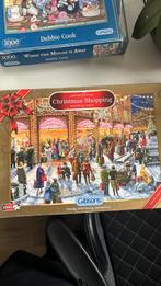 Gibsons puzzel 1000 st christmas shopping, Ophalen of Verzenden, 500 t/m 1500 stukjes, Zo goed als nieuw