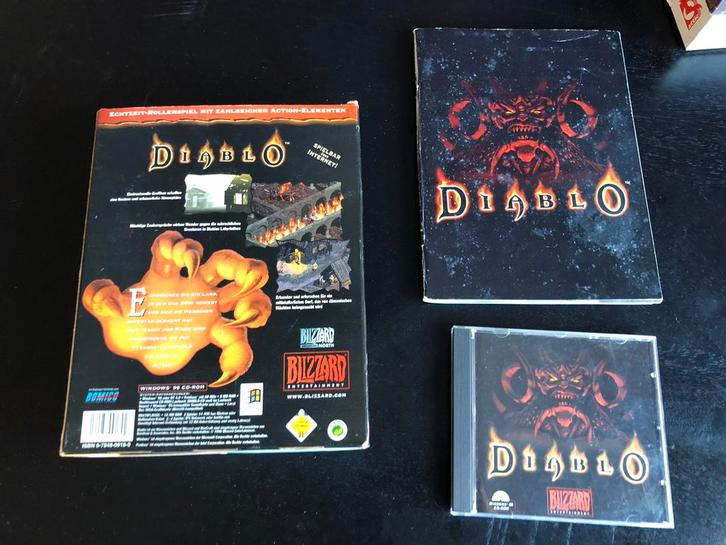 Diablo Big Box., Spelcomputers en Games, Games | Pc, Gebruikt, Avontuur en Actie, 1 speler, Vanaf 3 jaar, Ophalen of Verzenden