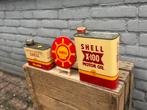 Vintage Shell Olie Blikken en Emaille Bord, Ophalen of Verzenden
