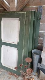 Set van 6 Decoratieve Raamluiken Hardhout, Ophalen, Gebruikt, Minder dan 80 cm, Overige typen