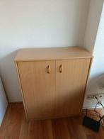 Houten bruine kastje, Huis en Inrichting, Kasten | Roldeurkasten en Archiefkasten, Ophalen, Gebruikt, Meerdere deuren, 50 tot 100 cm