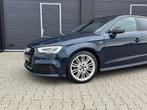Audi A3 Sportback 35 TFSI |S-line 2x|2018|150pk| garantie, Auto's, 1498 cc, 4 cilinders, Blauw, Leder en Stof
