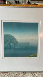 Zeefdruk Hans Heijman: “de stem van het vlakke polderland”, Ophalen of Verzenden