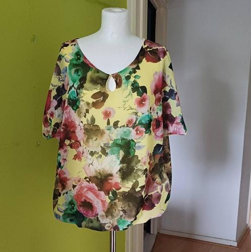 Mooie ballontop maat 40, Kleding | Dames, Tops, Zo goed als nieuw, Maat 38/40 (M), Geel, Korte mouw, Ophalen of Verzenden