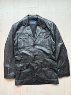 Vintage Heren Leren Jas L, Kleding | Heren, Maat 52/54 (L), ., Zwart, Vintage