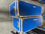 Flightcases blauw t.b.v. moving heahts, Muziek en Instrumenten, Behuizingen en Koffers, Ophalen of Verzenden, Gebruikt, Overige instrumenten