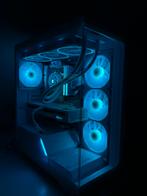 All-white gaming pc, 32 GB, Zelf gebouwde pc, Zo goed als nieuw, Gaming