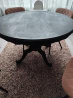 bolpoot ronde tafel, gepimpt met annie sloan verf, Ophalen, Gebruikt, Rond, 75 cm of meer