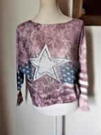 SUPER TRENDY truitje met stars and stripes mt. M - nieuw, Ophalen of Verzenden, Nieuw, Maat 38/40 (M), Roze