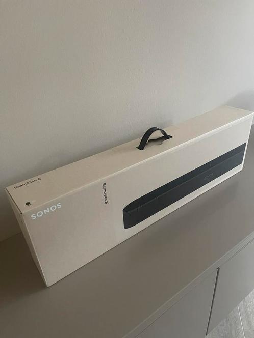 Sonos Beam Gen 2 + Sonos One (SL) Zwart, Audio, Tv en Foto, Soundbars, Nieuw, Bluetooth, Met ingebouwde subwoofer, Met externe subwoofer
