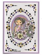 3D Kaart Hobbydots-5  Japans meisje met bloemen, Ophalen of Verzenden, Nieuw, Overige thema's