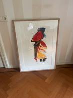 Kunst abstract, Huis en Inrichting, Woonaccessoires | Lijsten, Ophalen, 50 tot 75 cm, Zo goed als nieuw, 75 tot 100 cm