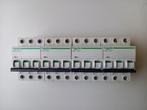 ### 4 x Schneider electric 3p automaat ic60n c20a ###, Ophalen of Verzenden, Gebruikt
