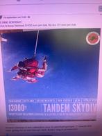 Parachutesprong op TEXEL. Tandem skydive., Tickets en Kaartjes, Kortingen en Cadeaubonnen, Eén persoon, Cadeaubon