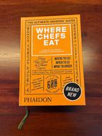 Boek where chefs eat, Ophalen of Verzenden, Zo goed als nieuw