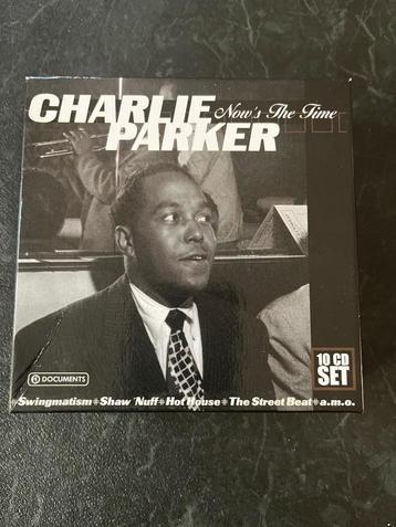Charlie Parker box met 10 cd Now’s the Time  beschikbaar voor biedingen