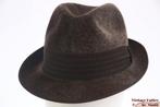 Vintage Gleufhoed Rockel grijsbruin haarvilt 57, Kleding | Heren, Hoeden en Petten, Ophalen of Verzenden, 57 cm (M, 7⅛ inch) of minder
