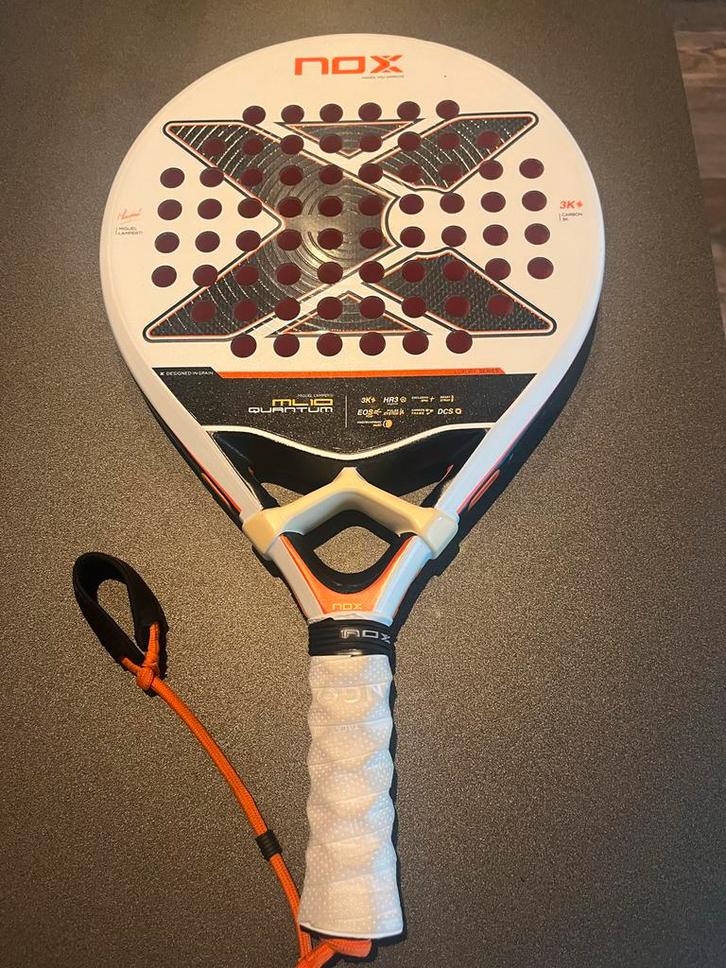 Nox ML10 Quantum 3K - Miguel Lamperti (2025), Sport en Fitness, Padel, Gebruikt, Padelracket, Ophalen of Verzenden