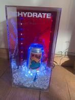 Aquarius rehydrate licht led reklame sportdrank display, Verzenden, Gebruikt, Overige typen