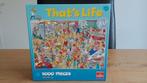 Puzzel Goliath - That's Life - 71421 - Lunchroom - 1x gelegd, Ophalen, 500 t/m 1500 stukjes, Zo goed als nieuw, Legpuzzel