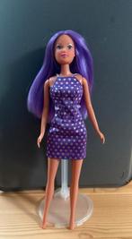 Barbie Pop met Paars Haar, Ophalen of Verzenden, Gebruikt, Barbie