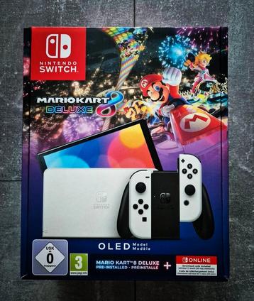 Nintendo Switch OLED met Mario Kart 8 Deluxe + 12 Maanden beschikbaar voor biedingen