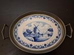 Westraven Kurtz Edeltin dienblad Delfts – blauw-wit, Antiek en Kunst, Ophalen of Verzenden